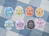 Image 2 of Eeveelution Tamagotchi Sticker Pack | Pokemon Gifts