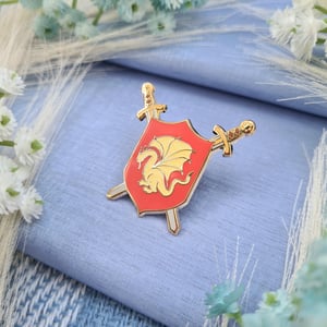 Image of BBC Merlin Pendragon Crest Enamel Pin