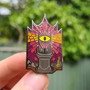 Image of Eye of Sauron Enamel Pin | Tolkien Lord of the Rings