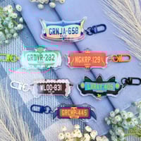 Image 4 of Pokemon Number Plate Acrylic Keychain | Pokemon Gifts
