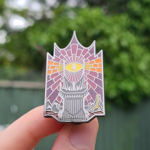 Image of Eye of Sauron Enamel Pin | Tolkien Lord of the Rings