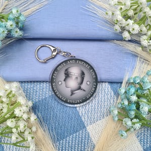 Image of BBC Merlin Two Sides of The Same Coin Acrylic Keychain Merthur