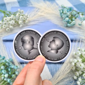 Image of BBC Merlin Two Sides of The Same Coin Sticker Pack