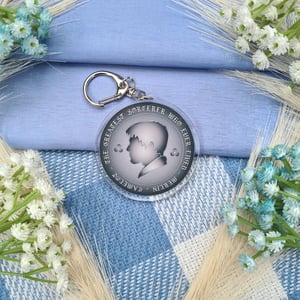 Image of BBC Merlin Two Sides of The Same Coin Acrylic Keychain Merthur