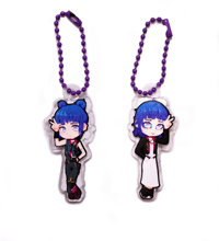 Powder Double Sided Resin Keychain