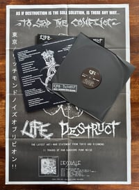 Image 2 of LIFE / DESTRUCT - SPLIT 12"