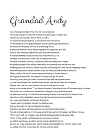 Image 5 of Personalised rhyme bereavement 