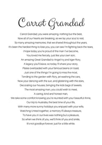 Image 7 of Personalised rhyme bereavement 