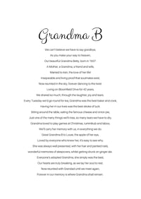Image 6 of Personalised rhyme bereavement 