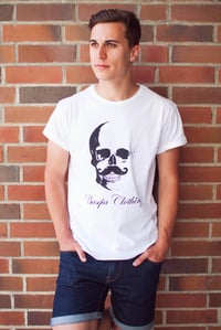 Men Crew Neck Logo Shirt White