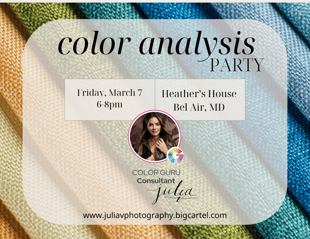 Image of Color Analysis Party - Friday, March 7