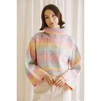 Image 1 of Pastel Ombre Knit Sweater 