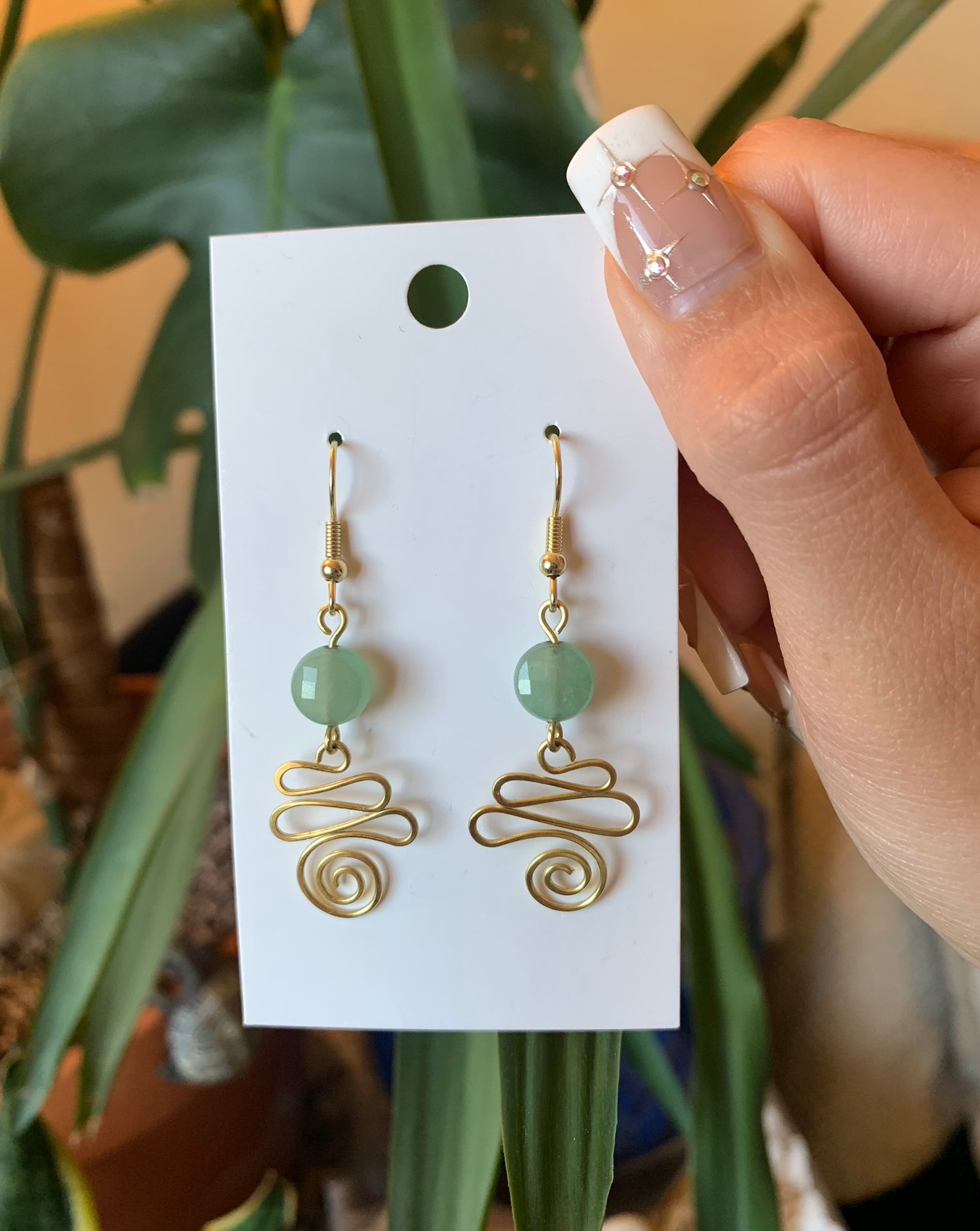 Green Aventurine Earrings