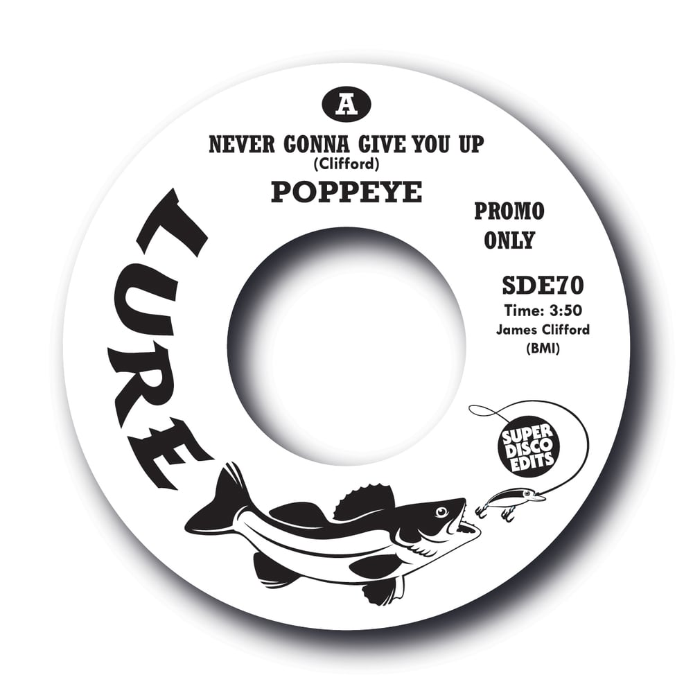 Poppeye "Never Gonna Give You Up" Lure Records Promo