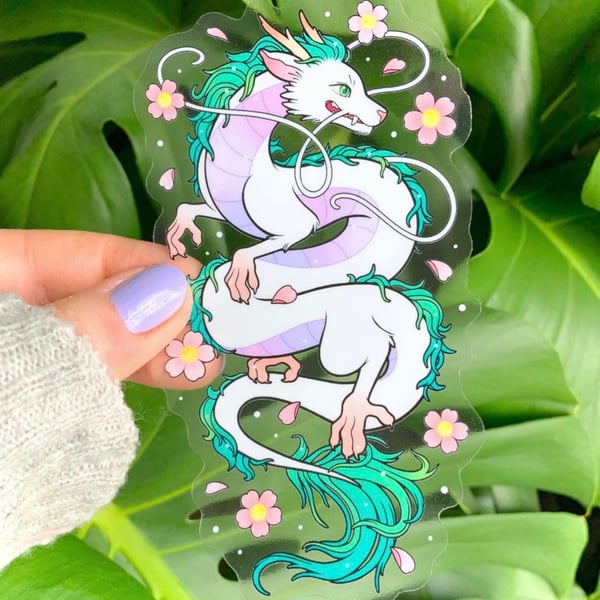 Image of CLEAR Haku & Sakura STICKER