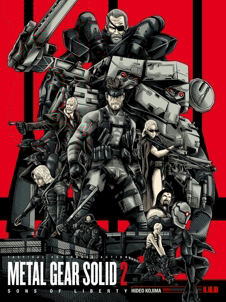 Image of Metal Gear Solid 2 Print
