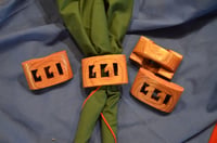 Troop or Pack Unit Number Neckerchief Slide Solid Wood 