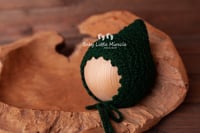 Image 5 of Elven bonnet hat khaki see light green green