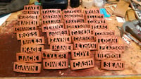 Name Neckerchief Slide for a Cub or Scout Custom made 