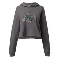 Image 1 of Zombie Raccoons Crop Hoodie