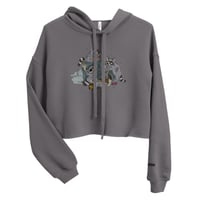 Image 4 of Zombie Raccoons Crop Hoodie