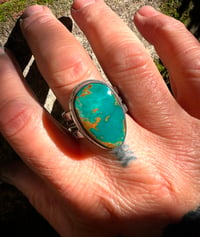 Image 3 of WL&A Handmade Ingot Gem Grade Pilot Mtn Ring - Size 13 