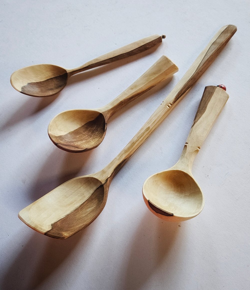 Image of Spalted Pear Soulspoons