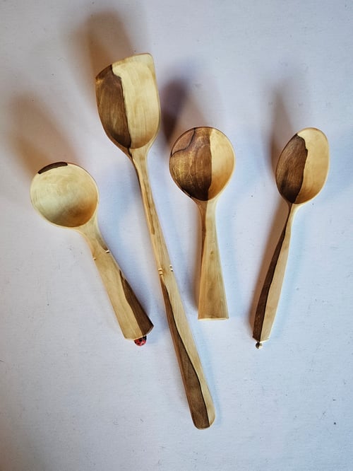 Image of Spalted Pear Soulspoons