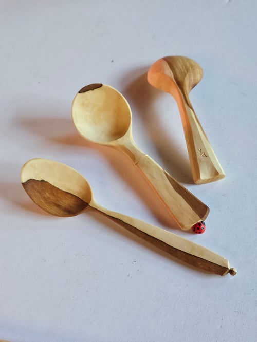 Image of Spalted Pear Soulspoons