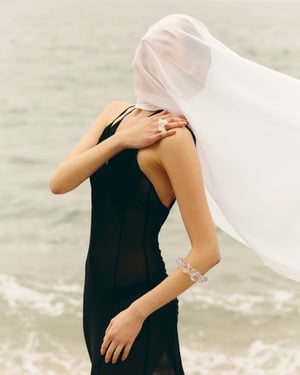 Image of LOWOOL - White Dew Ring