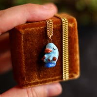 Image 1 of Blue Platypus Necklace