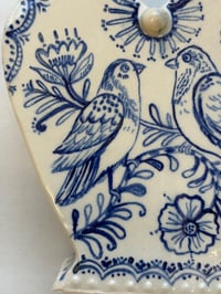 Image 3 of Romantic Heart vase- Love birds