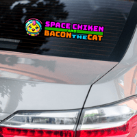 Image 5 of SPACE CHIKEN Bubble-free Stickers