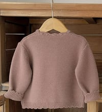 Image 2 of Sweater Cardigan Light Brown