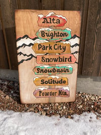 Image 1 of Resort Signs on Post