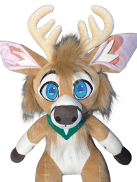 Image 1 of Copley the Deer ANE official Mascot Plush