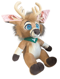 Image 2 of Copley the Deer ANE official Mascot Plush