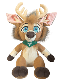 Image 3 of Copley the Deer ANE official Mascot Plush