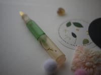 Image 3 of Nature series : green to baby pink : fountain pen 