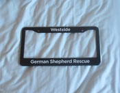 Image of License Plate Holder - Aluminum Alloy Black or Silver