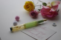 Image 3 of Lemon flower, navy, lime : pocket pen