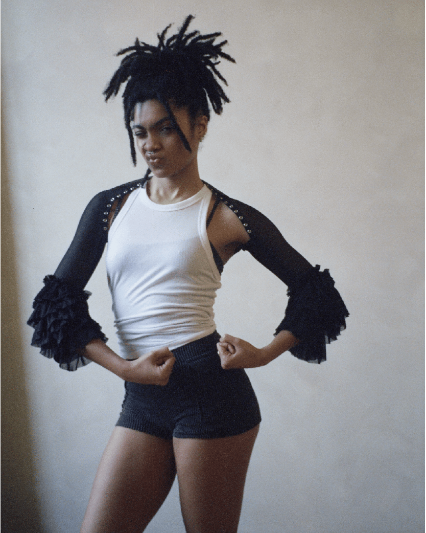 the SANTANA bolero, in black