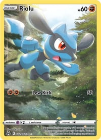 Riolu - Crown Zenith: Galarian Gallery Near Mint