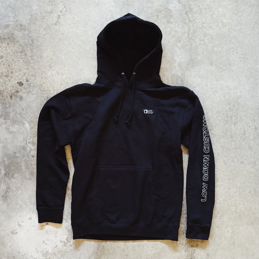 Image of Low Down Customs Hooded Sweatshirt