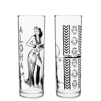 Image 5 of Vintage Style Tiki Glass Set 