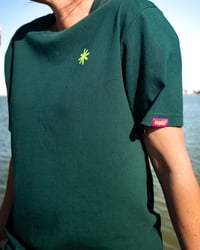 Image 3 of Friendly* T-shirt / Green + Lime