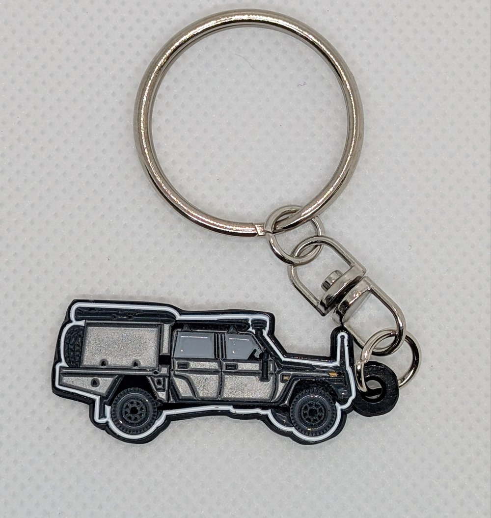 Image of AdventuRing Keychains 79 Series Landcruiser Dual Cab Keyring