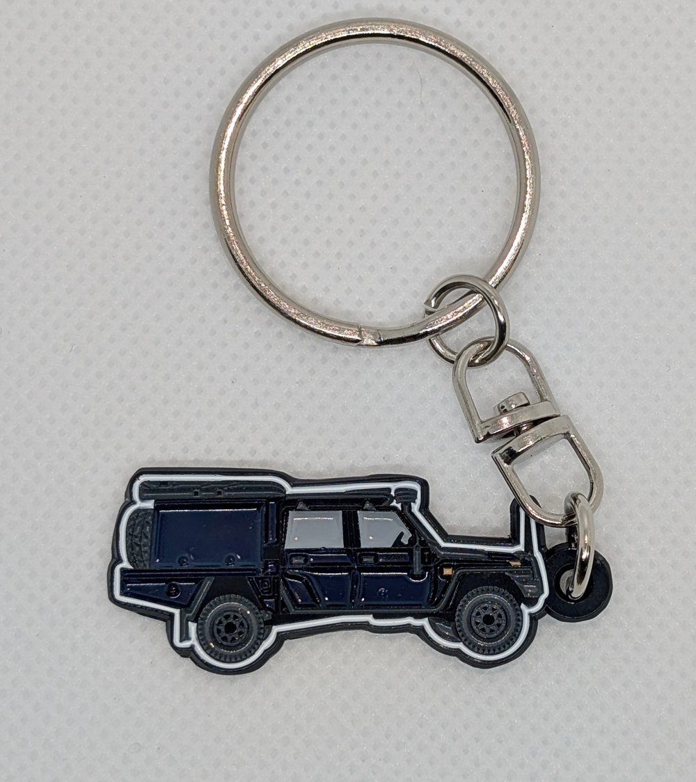 Image of AdventuRing Keychains 79 Series Landcruiser Dual Cab Keyring