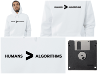 HUMANS OVER ALGORITHMS Hoodie