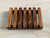 Image 2 of Dark Wood Soap Dish